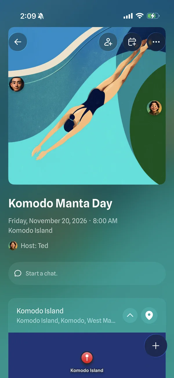 truloop gathering, dive trip invite